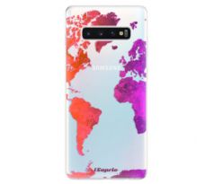 Odolné silikonové pouzdro iSaprio - Warm Map - Samsung Galaxy S10+