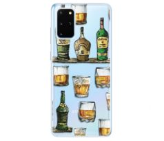 Odolné silikonové pouzdro iSaprio - Whisky pattern - Samsung Galaxy S20+