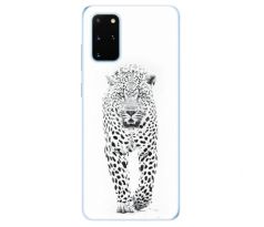 Odolné silikonové pouzdro iSaprio - White Jaguar - Samsung Galaxy S20+