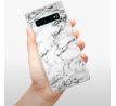 Odolné silikonové pouzdro iSaprio - White Marble 01 - Samsung Galaxy S10