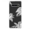 Odolné silikonové pouzdro iSaprio - White Palm - Samsung Galaxy S10+