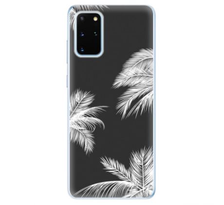 Odolné silikonové pouzdro iSaprio - White Palm - Samsung Galaxy S20+