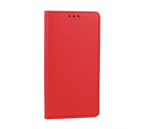 Pouzdro Smart Book MAGNET pro IPHONE XS MAX (6,5") - červené
