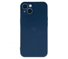 Vennus Valentýnské pouzdro Heart pro iPhone 14 - tmavě modré