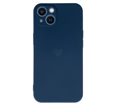 Vennus Valentýnské pouzdro Heart pro iPhone 14 - tmavě modré