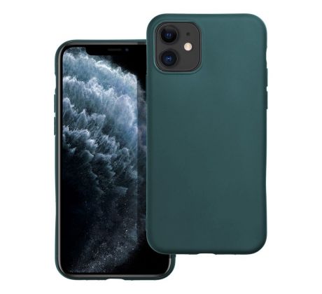 Case4Mobile Silikonový obal MATT pro IPHONE 11 Pro - tmavě zelený