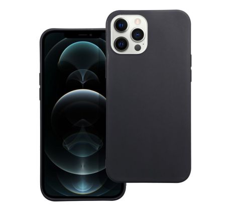 Case4Mobile Silikonový obal MATT pro IPHONE 12 Pro Max - černý