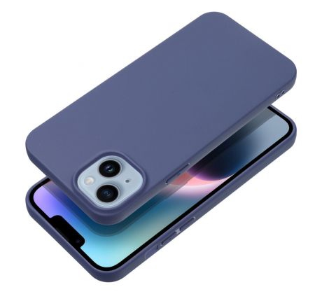 Case4Mobile Silikonový obal MATT pro iPhone 14 Plus - modrý