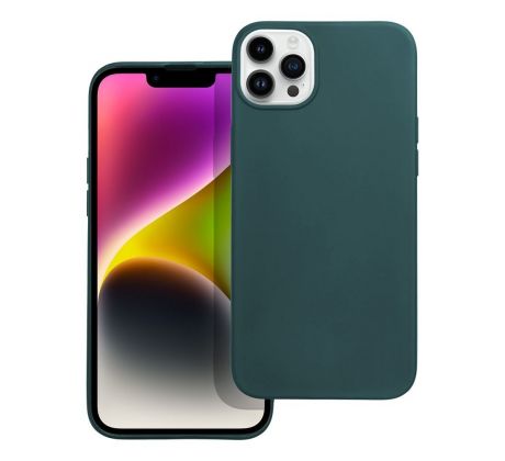 Case4Mobile Silikonový obal MATT pro iPhone 14 Plus - tmavě zelený