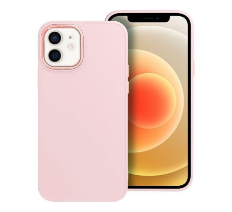 Case4Mobile Pouzdro FRAME pro iPhone 12 /iPhone 12 Pro - pudrově růžové