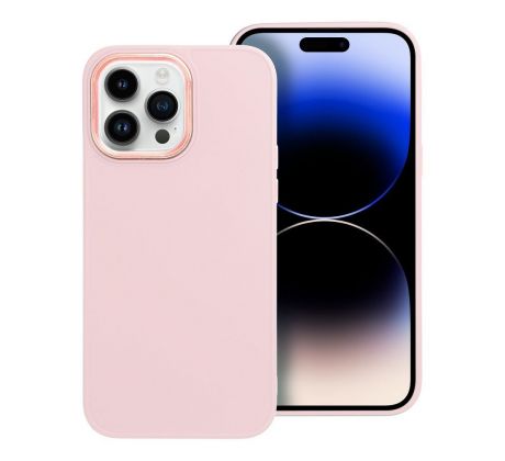 Case4Mobile Pouzdro FRAME pro iPhone 14 Pro Max - pudrově růžové