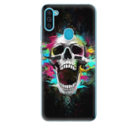 Odolné silikonové pouzdro iSaprio - Skull in Colors - Samsung Galaxy M11