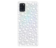 Odolné silikonové pouzdro iSaprio - Football pattern - white - Samsung Galaxy A21s