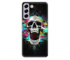 Odolné silikonové pouzdro iSaprio - Skull in Colors - Samsung Galaxy S21 FE 5G