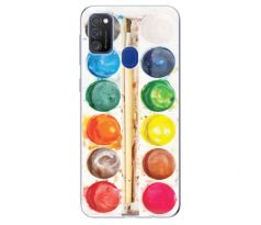 Odolné silikonové pouzdro iSaprio - Watercolors - Samsung Galaxy M21
