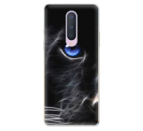 Odolné silikonové pouzdro iSaprio - Black Puma - OnePlus 8