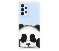 Odolné silikonové pouzdro iSaprio - Sad Panda - Samsung Galaxy A33 5G