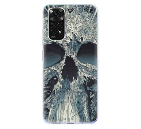 Odolné silikonové pouzdro iSaprio - Abstract Skull - Xiaomi Redmi Note 11 / Note 11S