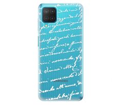 Odolné silikonové pouzdro iSaprio - Handwriting 01 - white - Samsung Galaxy M12