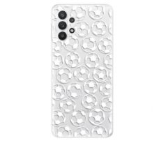 Odolné silikonové pouzdro iSaprio - Football pattern - white - Samsung Galaxy A32 5G