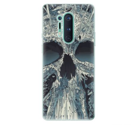 Odolné silikonové pouzdro iSaprio - Abstract Skull - OnePlus 8 Pro