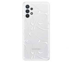 Odolné silikonové pouzdro iSaprio - Fancy - white - Samsung Galaxy A32 5G