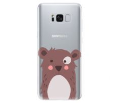 Odolné silikonové pouzdro iSaprio - Brown Bear - Samsung Galaxy S8
