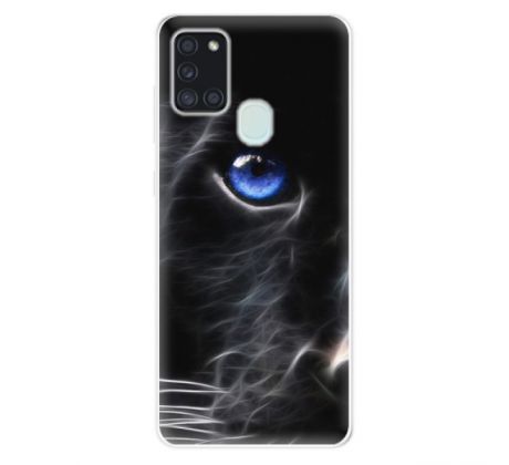 Odolné silikonové pouzdro iSaprio - Black Puma - Samsung Galaxy A21s