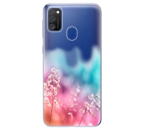 Odolné silikonové pouzdro iSaprio - Rainbow Grass - Samsung Galaxy M21