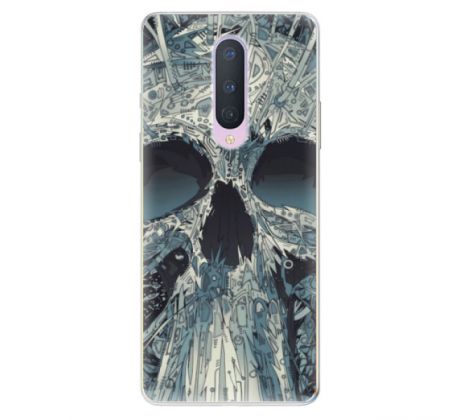 Odolné silikonové pouzdro iSaprio - Abstract Skull - OnePlus 8