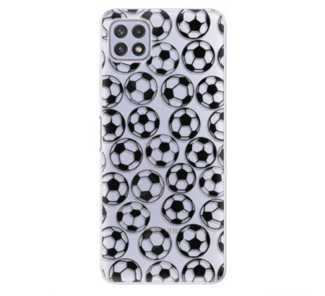 Odolné silikonové pouzdro iSaprio - Football pattern - black - Samsung Galaxy A22 5G