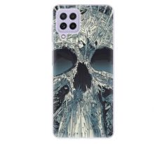 Odolné silikonové pouzdro iSaprio - Abstract Skull - Samsung Galaxy A22