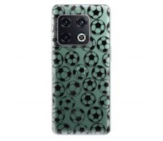 Odolné silikonové pouzdro iSaprio - Football pattern - black - OnePlus 10 Pro