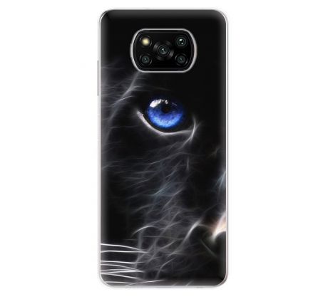 Odolné silikonové pouzdro iSaprio - Black Puma - Xiaomi Poco X3 Pro / X3 NFC