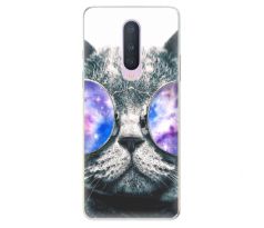 Odolné silikonové pouzdro iSaprio - Galaxy Cat - OnePlus 8