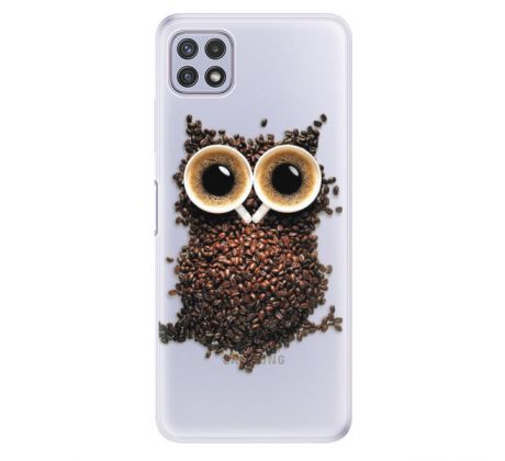 Odolné silikonové pouzdro iSaprio - Owl And Coffee - Samsung Galaxy A22 5G