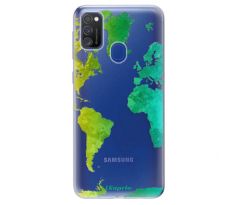 Odolné silikonové pouzdro iSaprio - Cold Map - Samsung Galaxy M21