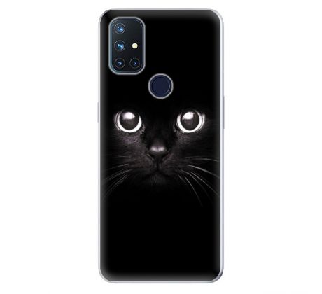 Odolné silikonové pouzdro iSaprio - Black Cat - OnePlus Nord N10 5G