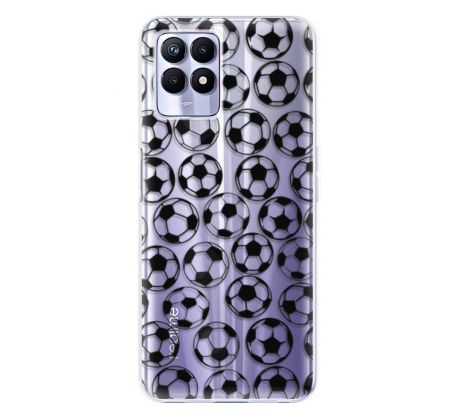 Odolné silikonové pouzdro iSaprio - Football pattern - black - Realme 8i