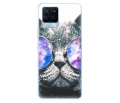 Odolné silikonové pouzdro iSaprio - Galaxy Cat - Realme 8 / 8 Pro