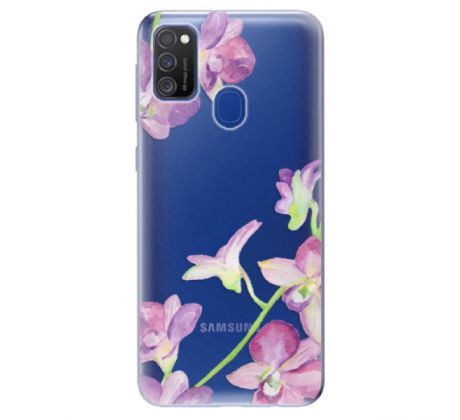 Odolné silikonové pouzdro iSaprio - Purple Orchid - Samsung Galaxy M21