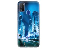 Odolné silikonové pouzdro iSaprio - Night City Blue - Samsung Galaxy M21