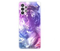 Odolné silikonové pouzdro iSaprio - Purple Tiger - Samsung Galaxy A32 5G