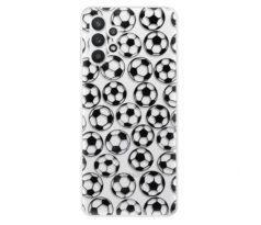 Odolné silikonové pouzdro iSaprio - Football pattern - black - Samsung Galaxy A32 5G