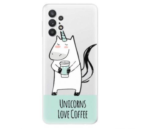 Odolné silikonové pouzdro iSaprio - Unicorns Love Coffee - Samsung Galaxy A32 5G
