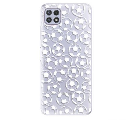 Odolné silikonové pouzdro iSaprio - Football pattern - white - Samsung Galaxy A22 5G