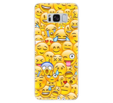 Odolné silikonové pouzdro iSaprio - Emoji - Samsung Galaxy S8