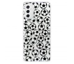 Odolné silikonové pouzdro iSaprio - Football pattern - black - Samsung Galaxy M52 5G