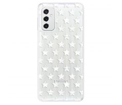 Odolné silikonové pouzdro iSaprio - Stars Pattern - white - Samsung Galaxy M52 5G