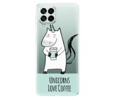 Odolné silikonové pouzdro iSaprio - Unicorns Love Coffee - Samsung Galaxy M53 5G